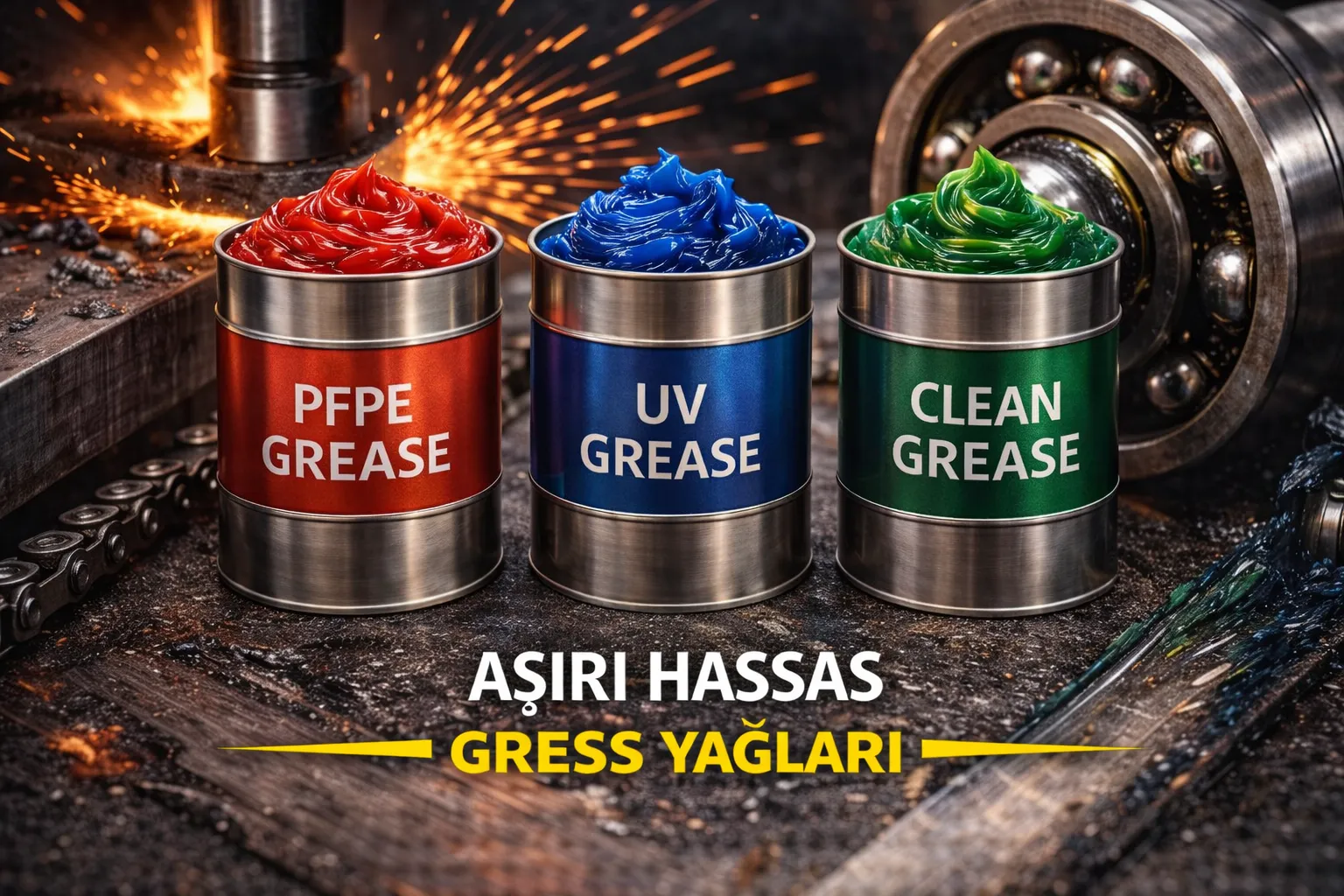 Aşırı Hassas Gress Yağları