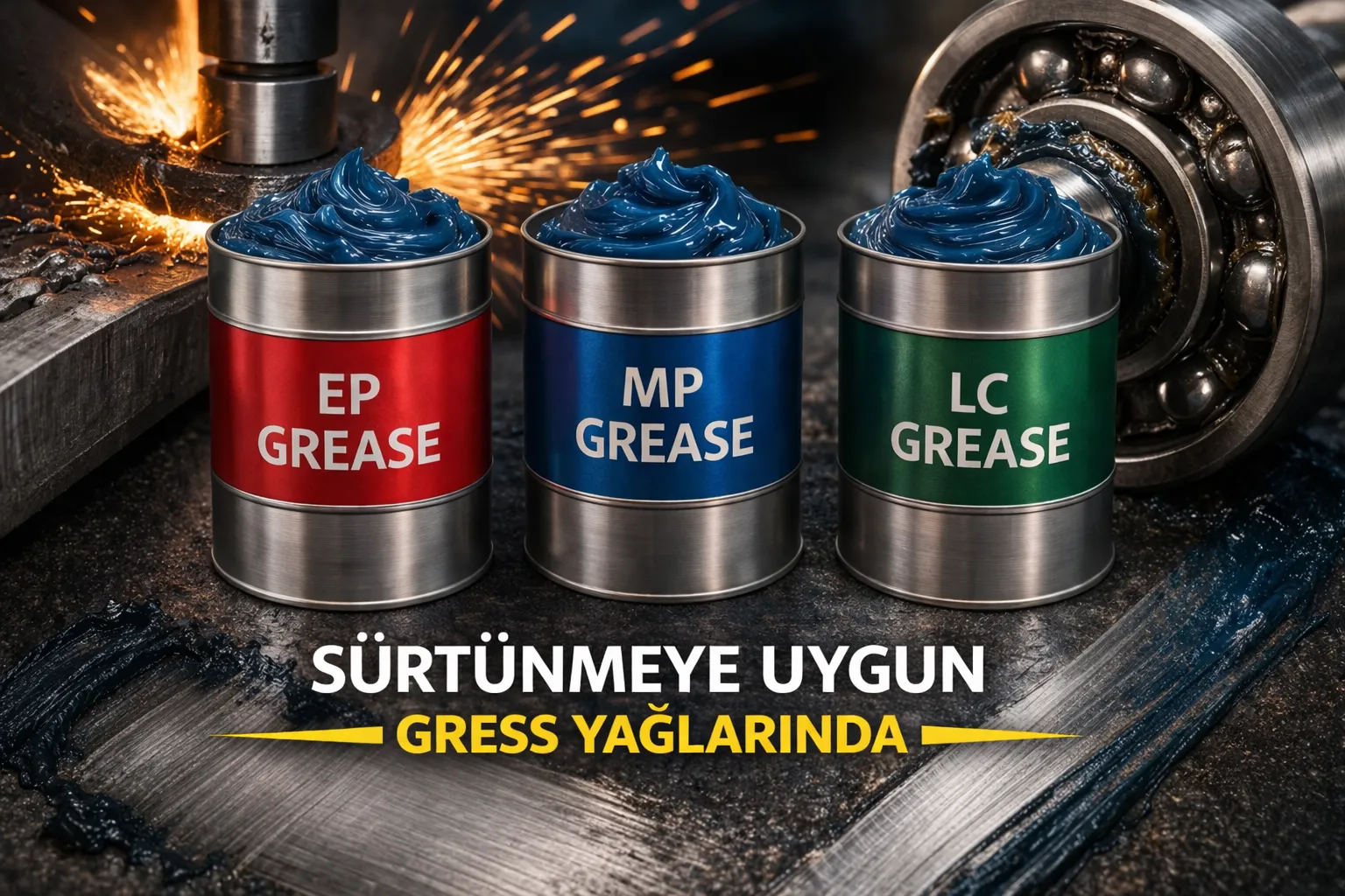 Sürtünmeye Uygun Gress Yağları