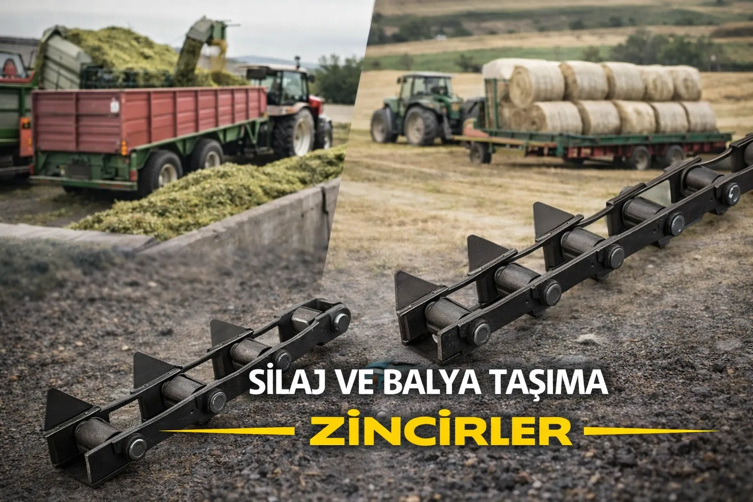 Silaj ve Balya Taşıma Zincirleri